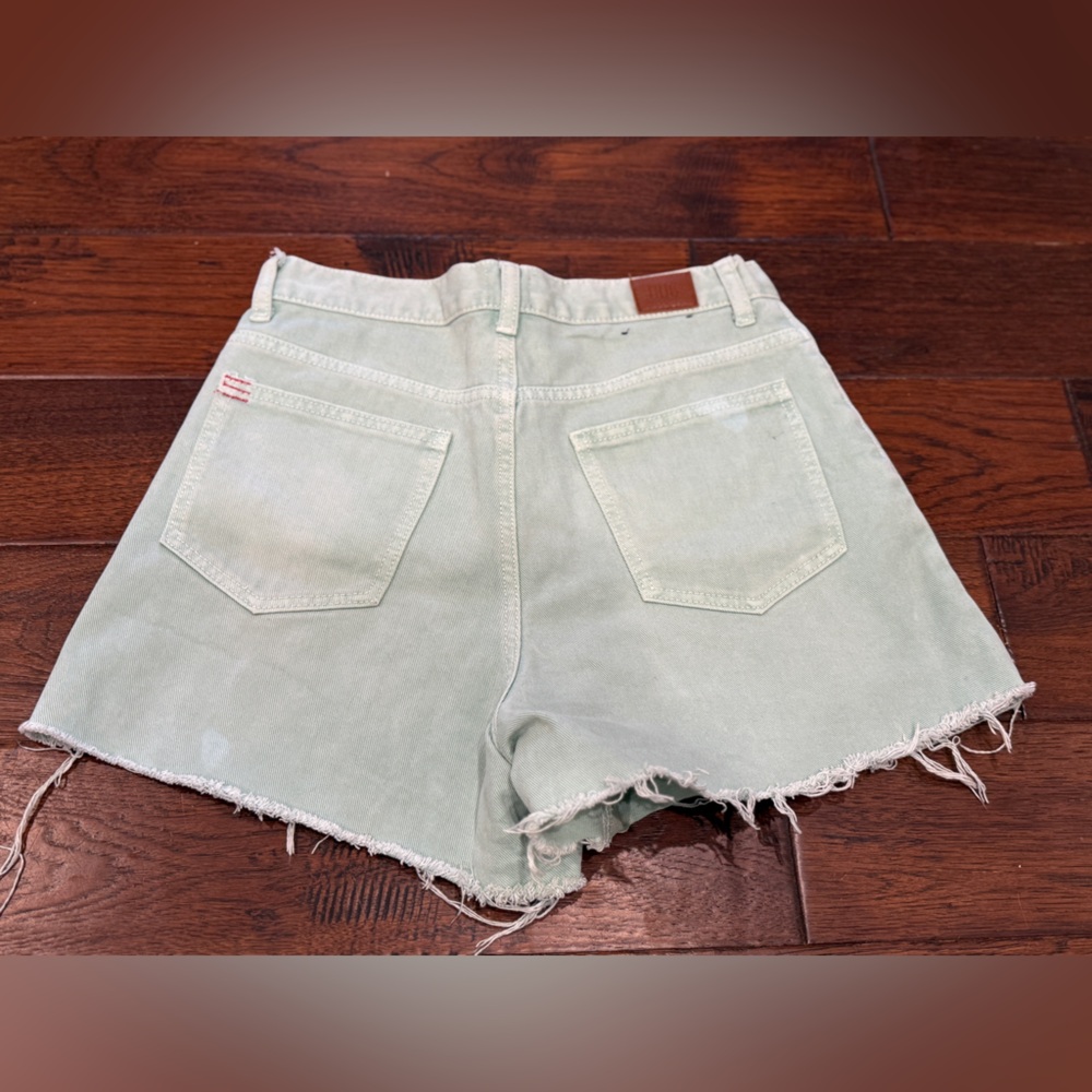 BDG A-Line Mint Denim Shorts - Picture 5 of 6